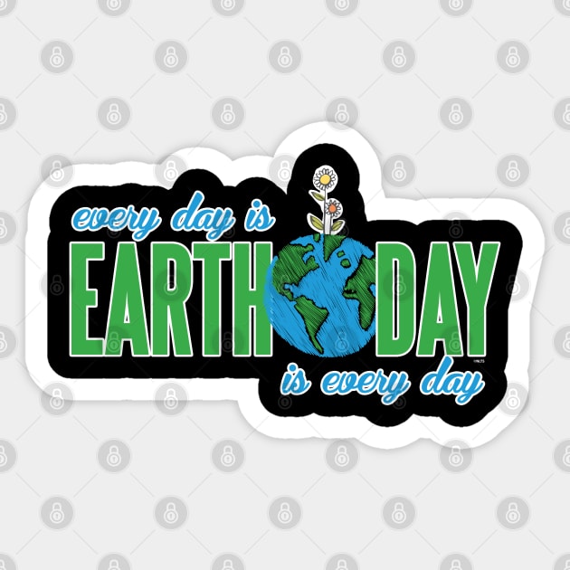Every day is Earth Day Sticker by creative